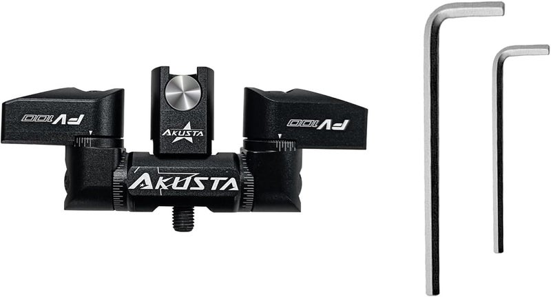 DEERACE Double Side Adjustable V-Bar Archery Stabilizer Mount Quick Disconnect for Recurve and Compound Bows - Image 3